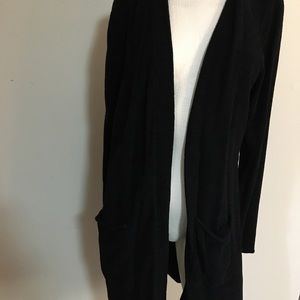 Barefoot Dreams Cardigan Black Sz Medium